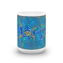 Load image into Gallery viewer, Meryl Mug Night Surfing 15oz front view
