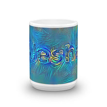Load image into Gallery viewer, Alesha Mug Night Surfing 15oz front view
