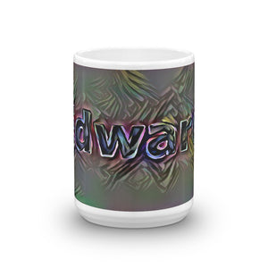 Edward Mug Dark Rainbow 15oz front view