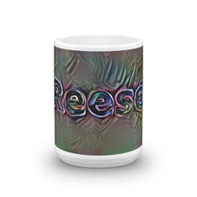 Load image into Gallery viewer, Reese Mug Dark Rainbow 15oz front view
