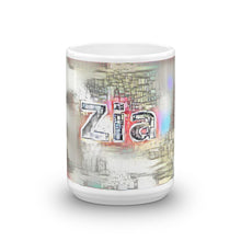 Load image into Gallery viewer, Zia Mug Ink City Dream 15oz front view