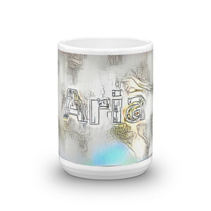 Aria Mug Victorian Fission 15oz front view