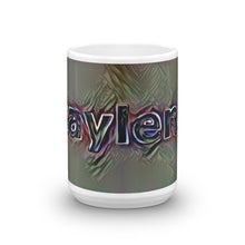 Load image into Gallery viewer, Gaylene Mug Dark Rainbow 15oz front view