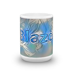 Blaze Mug Liquescent Icecap 15oz front view