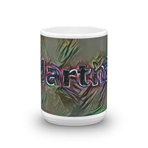 Martha Mug Dark Rainbow 15oz front view