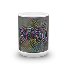 Load image into Gallery viewer, Minh Mug Dark Rainbow 15oz front view