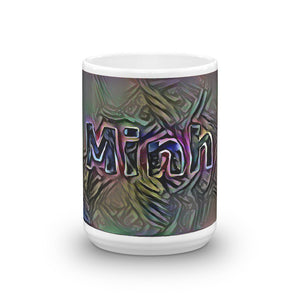 Minh Mug Dark Rainbow 15oz front view