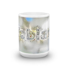 Load image into Gallery viewer, Fabian Mug Victorian Fission 15oz front view