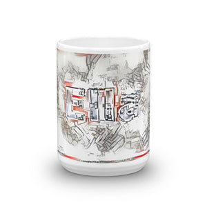 Ella Mug Frozen City 15oz front view