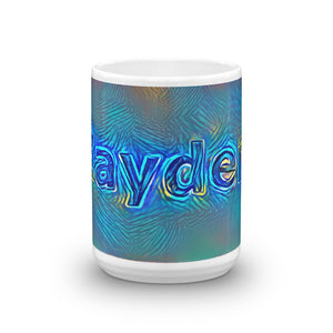 Zayden Mug Night Surfing 15oz front view