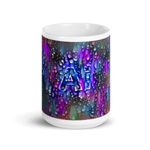 Load image into Gallery viewer, Ai Mug Wounded Pluviophile 15oz front view