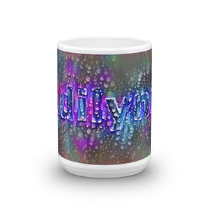 Adilynn Mug Wounded Pluviophile 15oz front view
