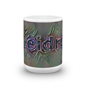Deidre Mug Dark Rainbow 15oz front view