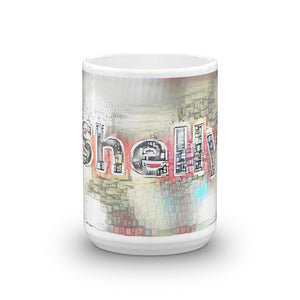 Shelly Mug Ink City Dream 15oz front view