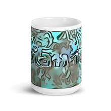 Load image into Gallery viewer, Alanna Mug Insensible Camouflage 15oz front view