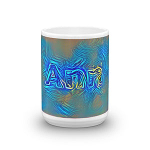 Ann Mug Night Surfing 15oz front view