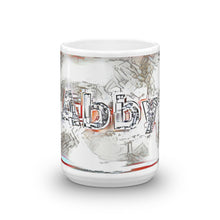 Load image into Gallery viewer, Abby Mug Frozen City 15oz front view