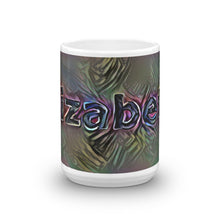 Load image into Gallery viewer, Elizabeth Mug Dark Rainbow 15oz front view