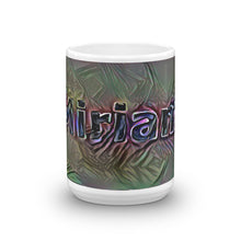 Load image into Gallery viewer, Miriam Mug Dark Rainbow 15oz front view