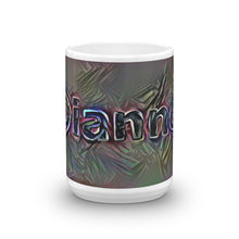Load image into Gallery viewer, Dianne Mug Dark Rainbow 15oz front view
