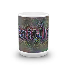 Load image into Gallery viewer, Caitlin Mug Dark Rainbow 15oz front view