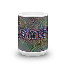 Load image into Gallery viewer, Jamal Mug Dark Rainbow 15oz front view