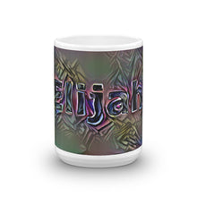 Load image into Gallery viewer, Elijah Mug Dark Rainbow 15oz front view