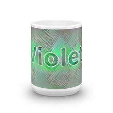 Load image into Gallery viewer, Violet Mug Nuclear Lemonade 15oz front view