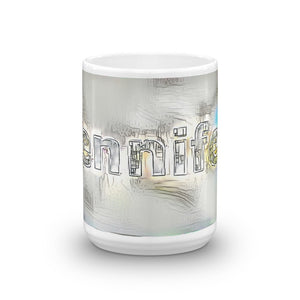 Jennifer Mug Victorian Fission 15oz front view