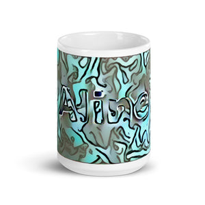 Aline Mug Insensible Camouflage 15oz front view