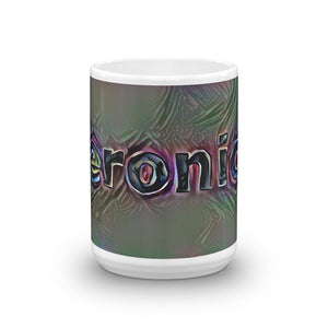 Veronica Mug Dark Rainbow 15oz front view