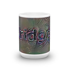Load image into Gallery viewer, Bridget Mug Dark Rainbow 15oz front view