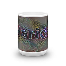 Load image into Gallery viewer, Marion Mug Dark Rainbow 15oz front view