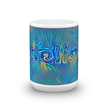 Load image into Gallery viewer, Adelina Mug Night Surfing 15oz front view