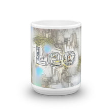 Load image into Gallery viewer, Leo Mug Victorian Fission 15oz front view