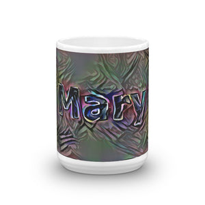 Mary Mug Dark Rainbow 15oz front view