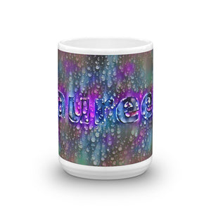 Laureen Mug Wounded Pluviophile 15oz front view