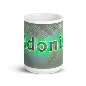 Adonis Mug Nuclear Lemonade 15oz front view