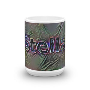 Stella Mug Dark Rainbow 15oz front view