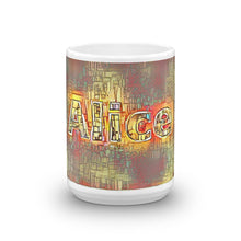 Load image into Gallery viewer, Alice Mug Transdimensional Caveman 15oz front view