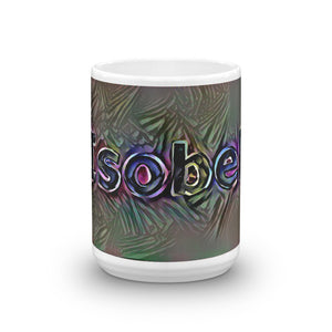 Isobel Mug Dark Rainbow 15oz front view