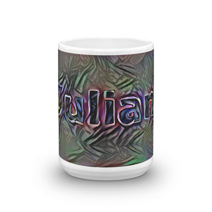 Julian Mug Dark Rainbow 15oz front view