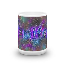 Load image into Gallery viewer, Jenifer Mug Wounded Pluviophile 15oz front view