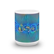 Load image into Gallery viewer, Susan Mug Night Surfing 15oz front view