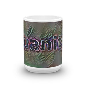 Juanita Mug Dark Rainbow 15oz front view