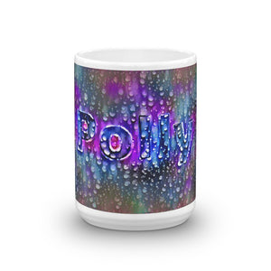 Polly Mug Wounded Pluviophile 15oz front view