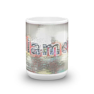 Niamey Mug Ink City Dream 15oz front view