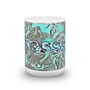 Alessia Mug Insensible Camouflage 15oz front view