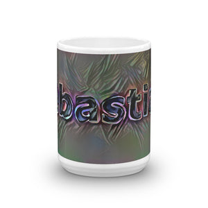 Sebastian Mug Dark Rainbow 15oz front view