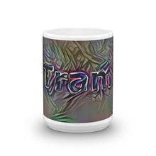 Load image into Gallery viewer, Tram Mug Dark Rainbow 15oz front view